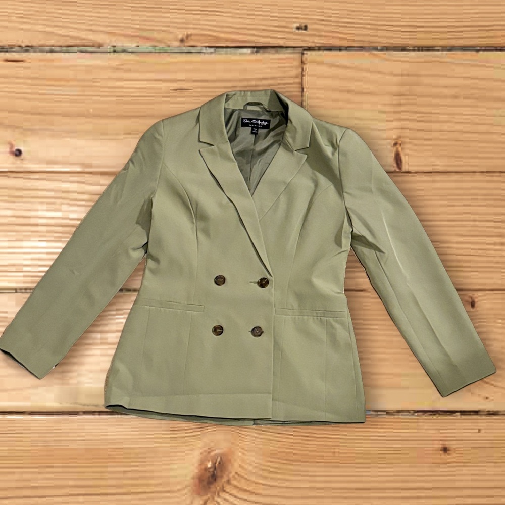 SAGE GREEN FITTED BLAZER